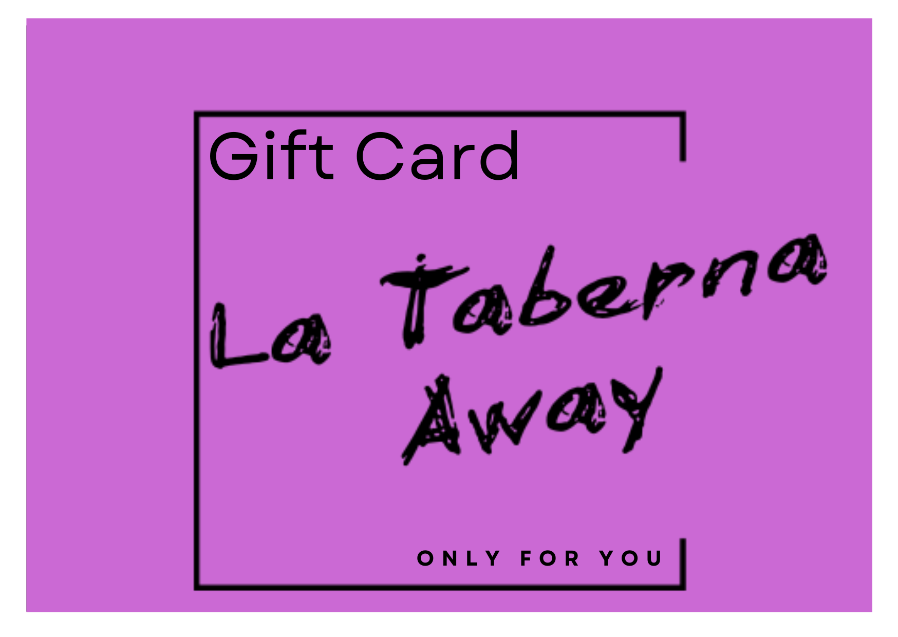 TabernAway Gift Card